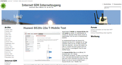 Desktop Screenshot of internet-sim.at