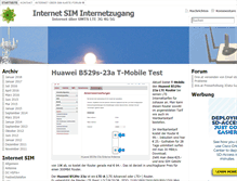 Tablet Screenshot of internet-sim.at